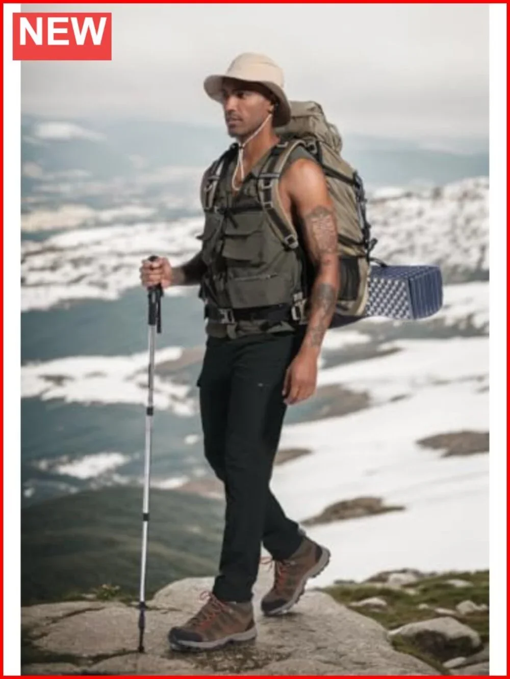 Quick Dry Water Resistant Stretch Cargo Pants for Hiking Fishing Climbing